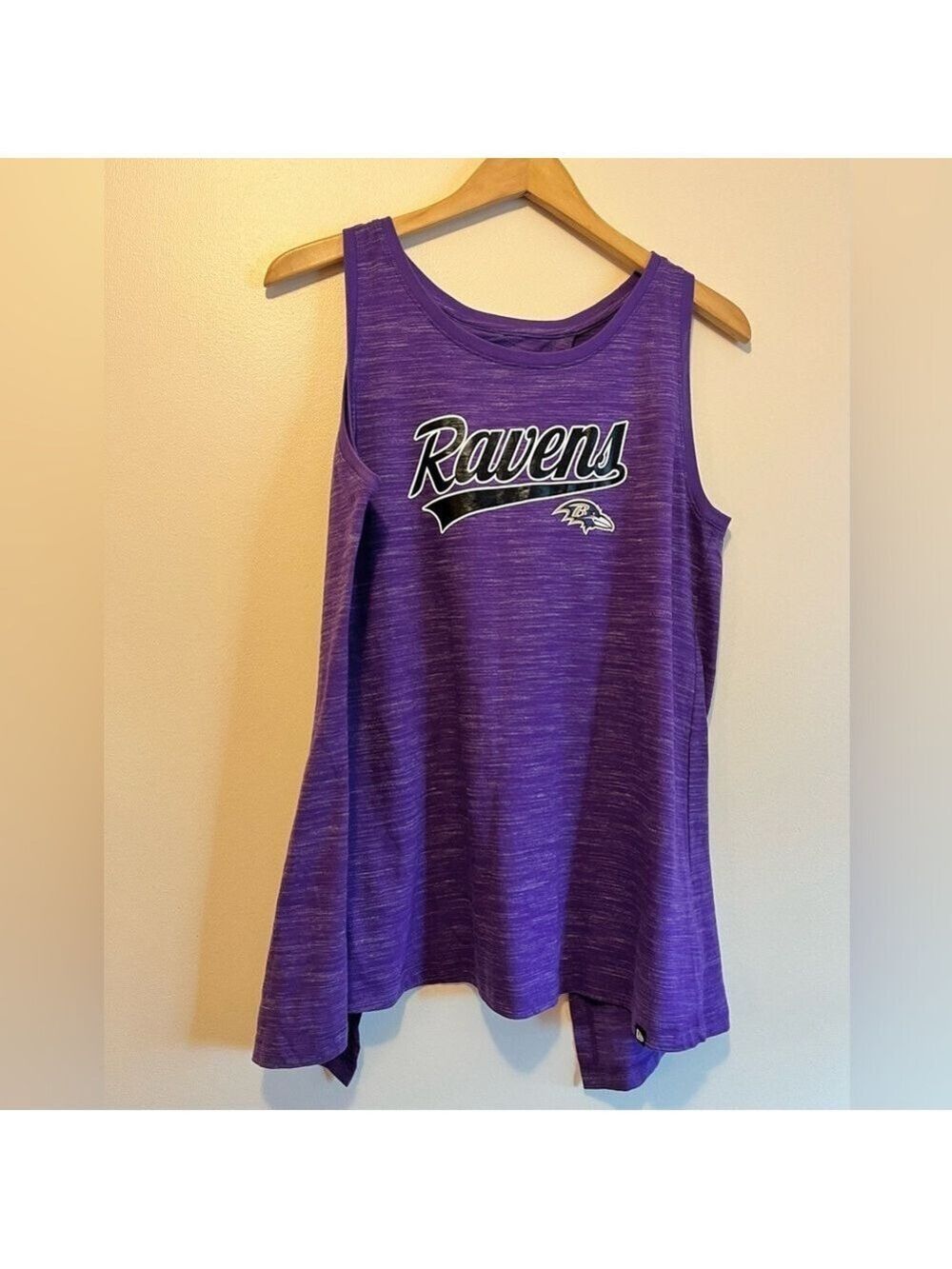 New Era NFL Purple Baltimore Ravens Women's Tank Top open back sporty athletic